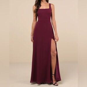 Lulu's Remarkable Arrival Plum Purple Sleeveless Maxi Dress